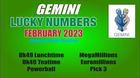 gemini lottery prediction
